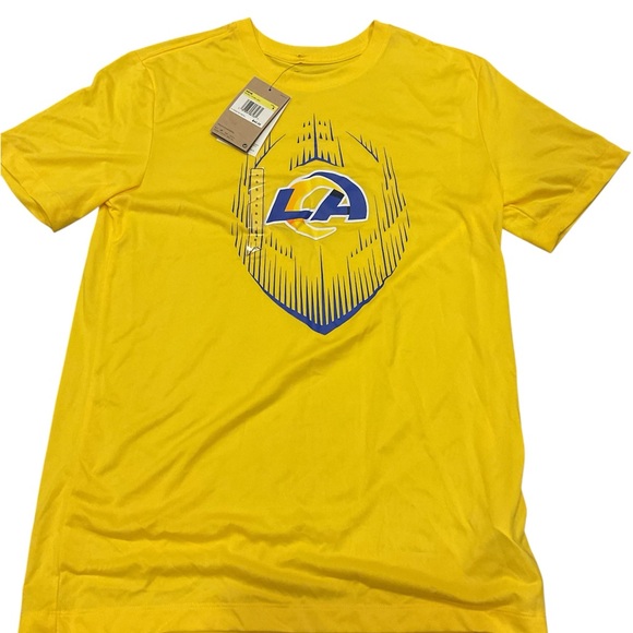 Nike Other - Nike Los Angeles Rams NFL Legend T-Shirt Mens Small Yellow Graphic